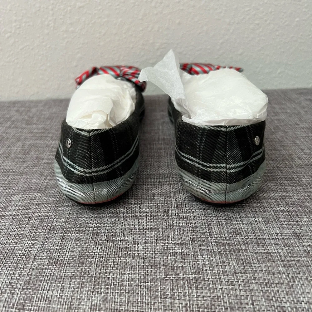 EUC Coach Cambria Plaid Bow Ballet Flats 6 - Picture 5 of 7